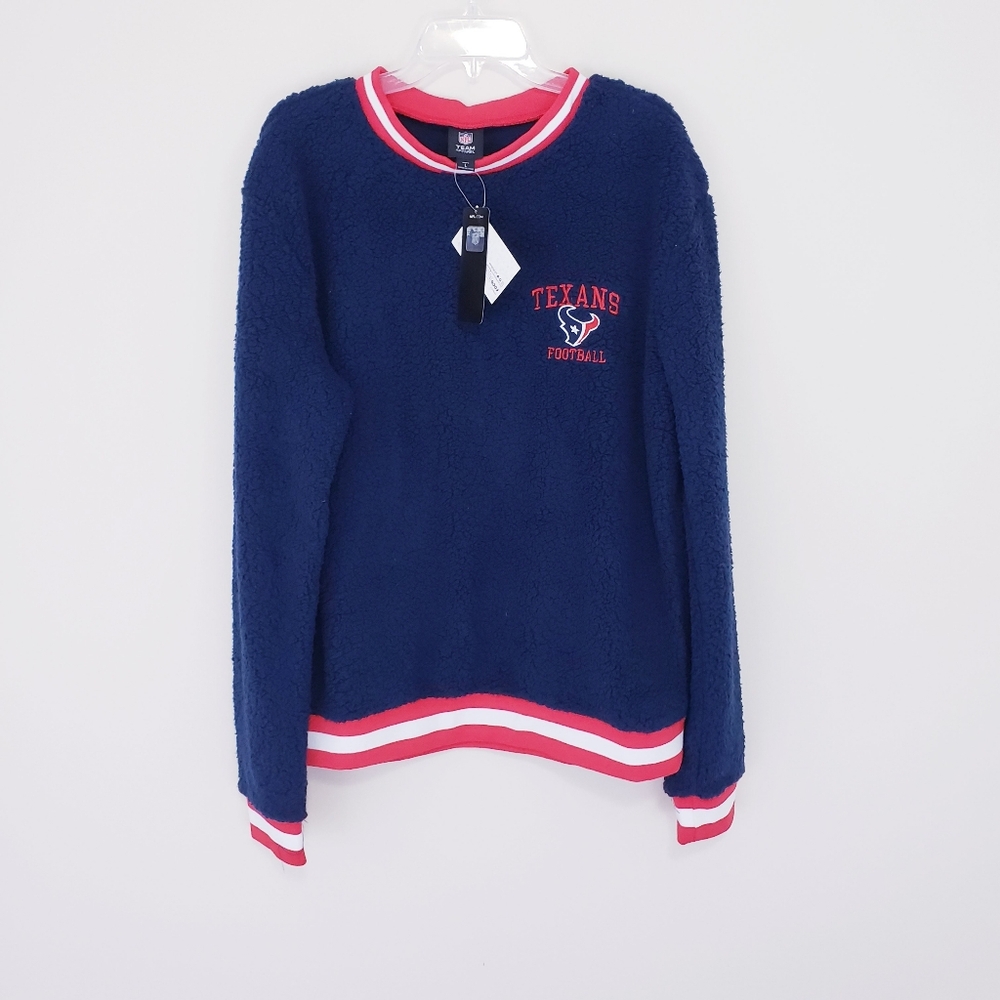 Houston Texans FOCO NFL Sherpa Sweatshirt NEW NWT Mens Large - #48168-N5Sher - Picture 4 of 6